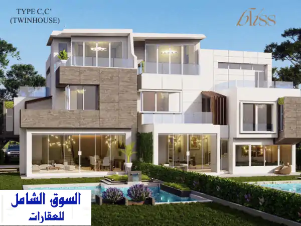 فيلا للبيع بالشيخ زايد الجديدة  كمبوند Bliss (من المالك...