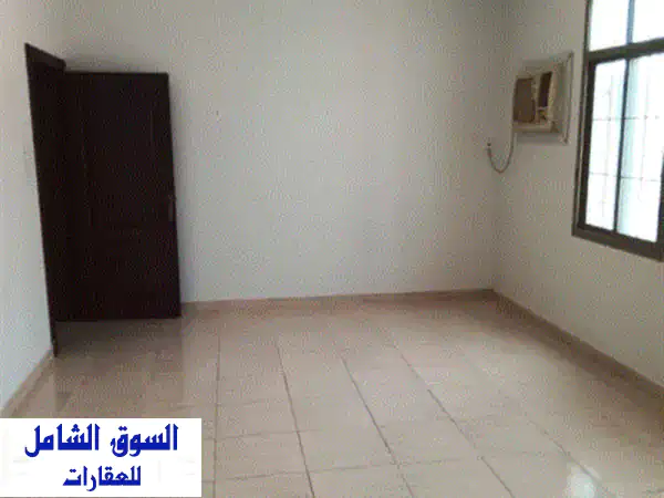 للإيجار شقة كبيرة على شارع البديع خلف رويان بني جمرة منطقة جديدة وهادئة مبني عائلات غرفتين حمامين ...