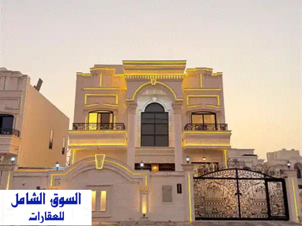 فرصة ذهبية فيلا فاخرة في قلب الحليو 2 عجمان...