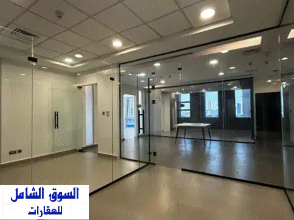 دور تجاري كامل مع فترة سماح للإيجار في القبلة موقع مميز، تشطيب ممتاز، مقسم 3 غرف، المساحة 182 متر، ...