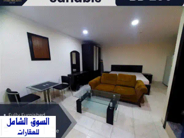 استوديو مفروش بالكامل للإيجار  سنابس. مفروش...