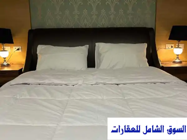 شقة مفروشة دوبلكس للإيجار اليومي والشهري في...