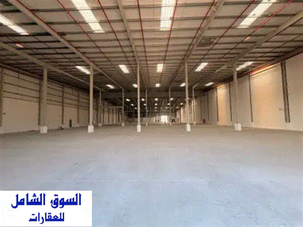 إليك صيغة مناسبة لإعلان للإيجار: مستودعات جديدة...