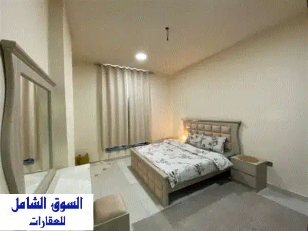 للإيجار الشهري  غرفة وصالة وحمامان في المويهات...