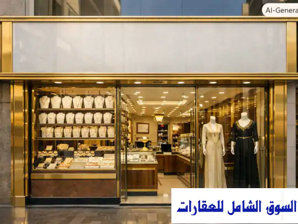 محل ذهب مجهّز بالكامل للبيع في ديرة دبي  تمويل عقاري