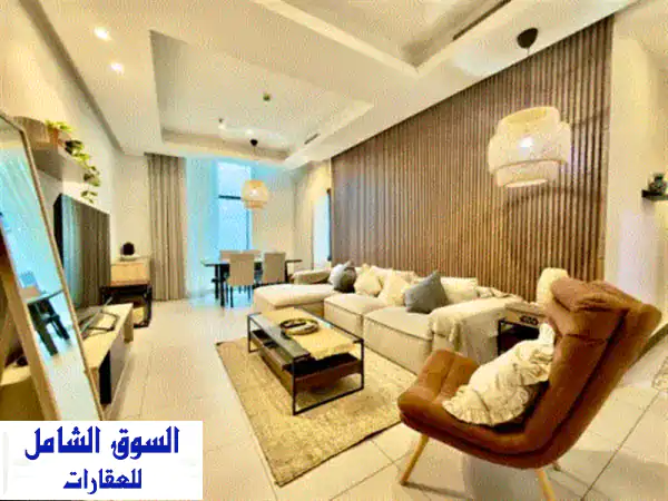 شقة مفروشة فاخرة للإيجار بالسالمية | غرفتي نوم،...