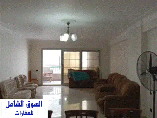 شقة الأحلام للإيجار بالمعمورة الشاطئ: 136م سوبر لوكس، أول سكن، رفاهية وتميز!