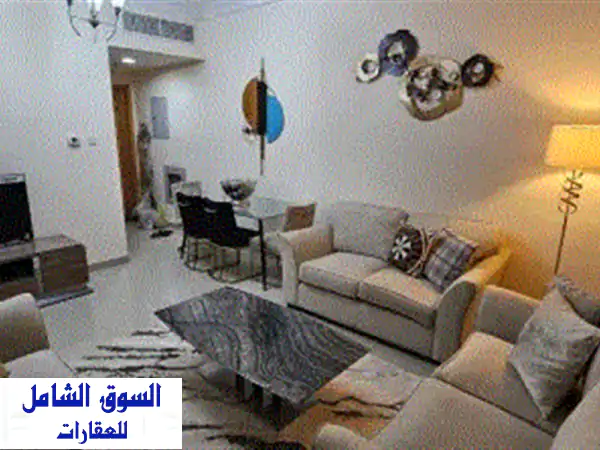 شقة غرقتين وصالة مفروشه سوبر مقابل ميجا مول...