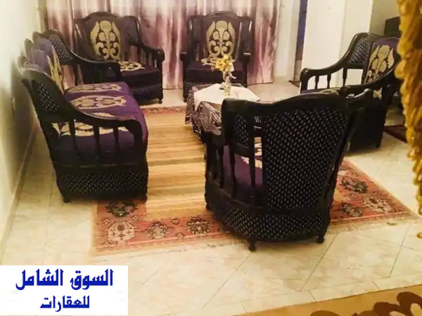 شقة مفروشه للايجار بزهراء مدينه نصر
