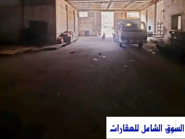مخزن 950 م بة مبنى خدمي دورين في موقع متميز للإيجار عين شمس القاهرة