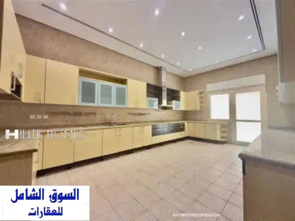 فيلا واسعة للإيجار في الجابرية. الطابق الأرضي ثلاث غرف معيشة، مطبخان، حمام ضيوف، غرفة تخزين، غرفة ...