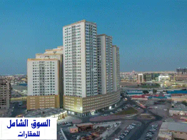 غرفة وصالة للبيع في أبراج اللؤلؤة  عجمان. المساحة...