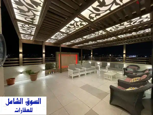 شقة فاخرة عصرية طابق  220 م + روف 125 م مبني مع كرميد 65...