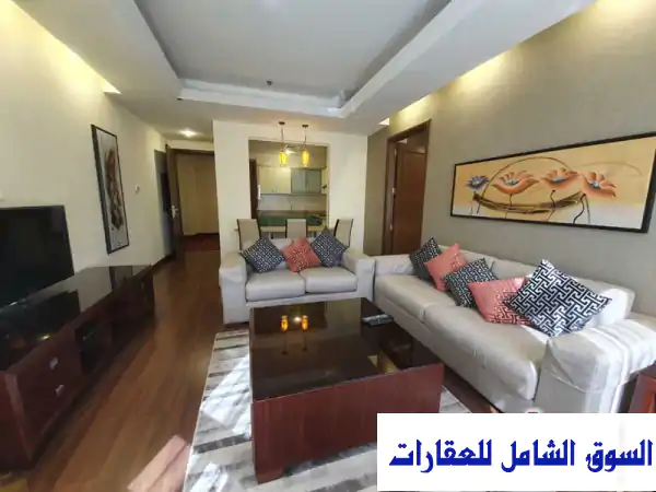 للإيجار شقة غرفتين مفروشة تشطيب سوبر ديلوكس...