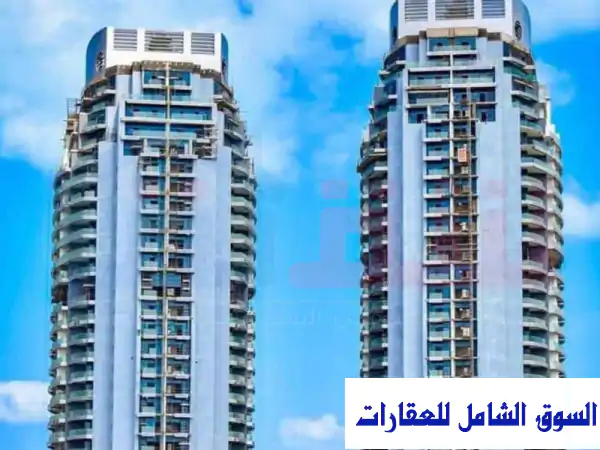 ستوديو Resale للبيع 100 م أبراج العلمين مفروش تقسيط...