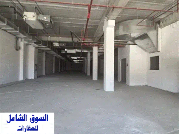 للإيجار في العارضية، قسيمة صناعية وتجارية ضخمة بمساحة إجمالية 2300 متر مربع، مجهزة بالكامل وموزعة ...