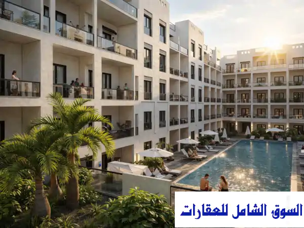 تملّك ستوديو فاخر 40م بإطلالة بول فيو خلابة في...