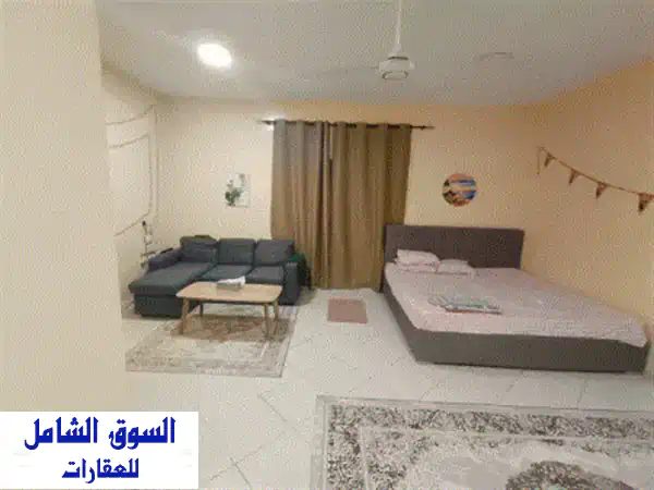 استوديو مفروش فاخر للإيجار الشهري | النعيمية 2،...