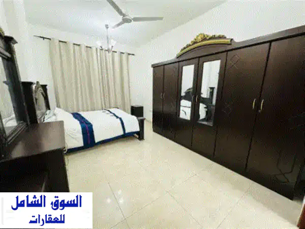 غرفة وصالة في الروضة 3  شارع السلام  فرش نظيف  أرخص سعر في عجمان  3700 درهم شهريا شامل الفواتير ...