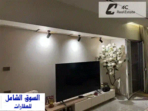 شقه 3 غرف تشطيب الترا لوكس ريسيل ماونتن فيو اي سيتيclub park بتقسيمه مميزه open view landscape جاهزه للسكن 2