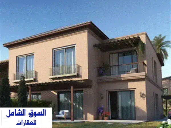 فيلا توين للبيع خلف رويال سيتي في كمبوند فيلدج ويست في قلب الشيخ زايد