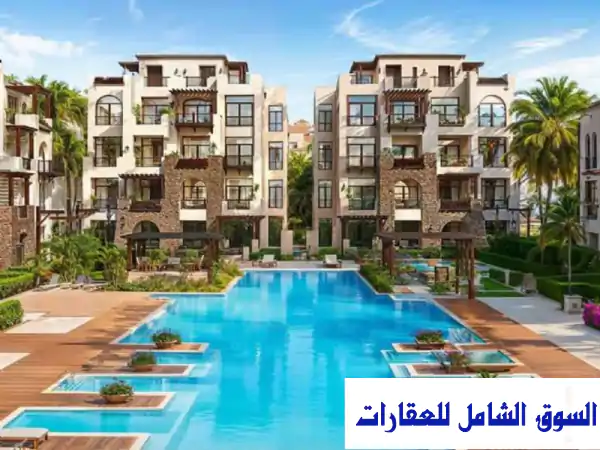 امتلك استديو فاخر في كالا سهل حشيش بمقدم 10  فقط مفروش تقسيط للبيع الغردقة البحر الأحمر
