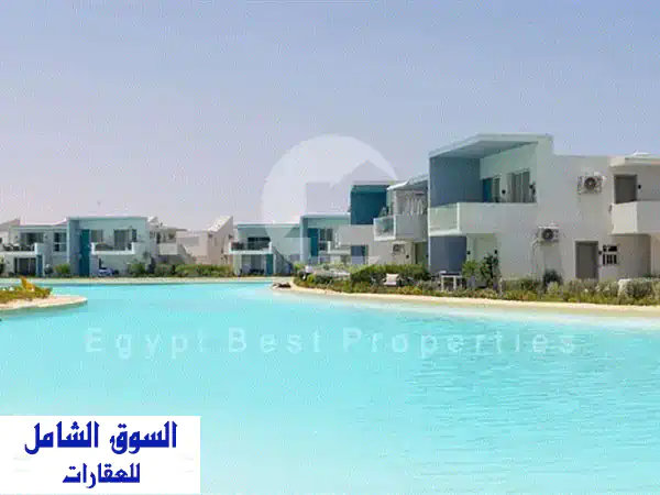 بأقل مقدم علي اطول فتره شاليه غرفتين للبيع...