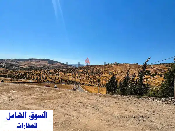 قطعة ارض 1800 متر جرش أم قنطرة موقع مميز