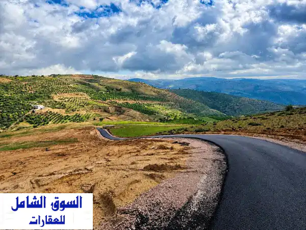 قطعة ارض في جرش المجدل قرب غابات دبين
