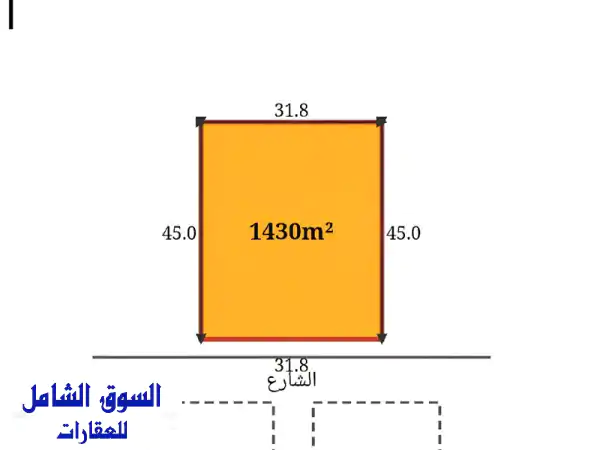 فرصة ذهبية: أرض استثمارية BC للبيع بالجفير 1430م² -...