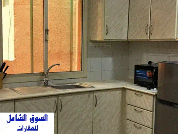 شقة مفروشة بالكامل للإيجار بالرفاع (أبو كوارة) | شامل كهرباء وماء | للعائلات