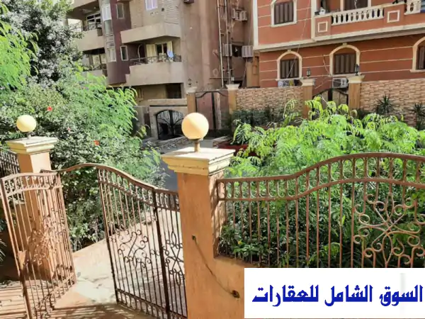 شقة مفروشة للإيجار 6 أكتوبر - خطوات للجامعة والحصري...