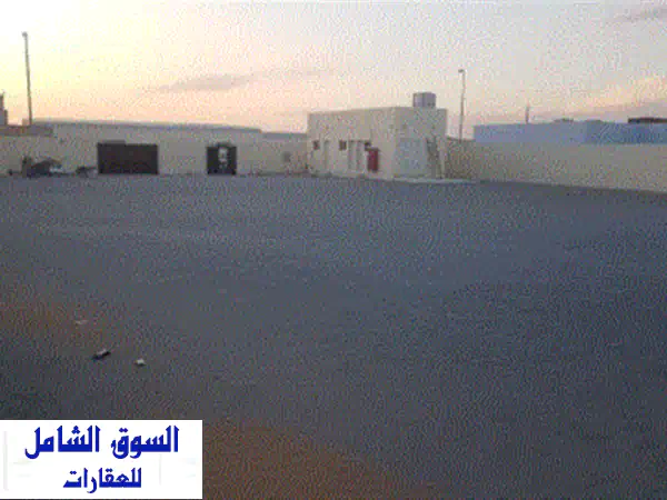 للإيجار حوطة في الصجعة، مدينة الإمارات الصناعية الحديثة، الشارقة، بلوك 2. أرض صناعية مسورة بالكامل ...