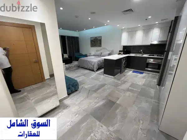 استوديو مفروش فاخر للإيجار بداماك العبدلي | 800 دينار شهرياً | جاهز فوراً!