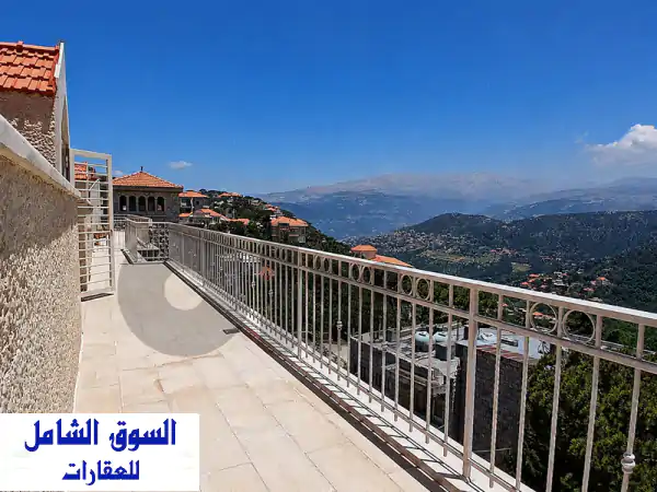 شقة فاخرة 200م² للبيع في ضهور الشوير بإطلالة...