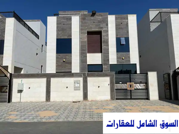 فيلا فاخرة للإيجار في الياسمين عجمان - تصميم...