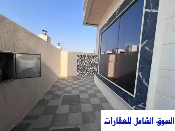 فيلا فاخرة جديدة للإيجار في العامرة عجمان: 5 غرف ماستر - سكن عائلي مثالي بامتياز وقرب الخدمات!