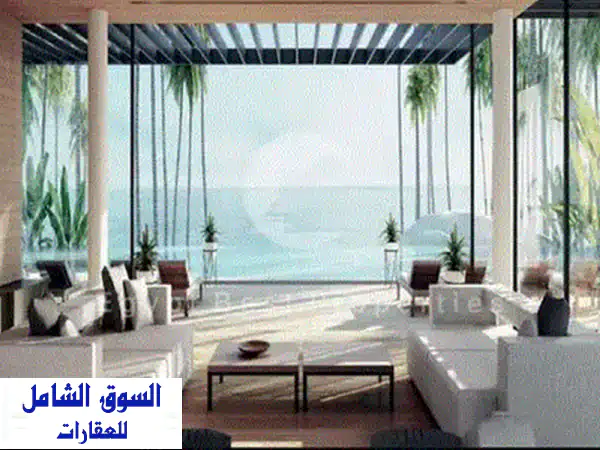 شاليه فاخر بالماركة: غرفتين نوم، إطلالة مباشرة على اللاجون، تقسيط 10 سنوات، مقدم 5%. 2