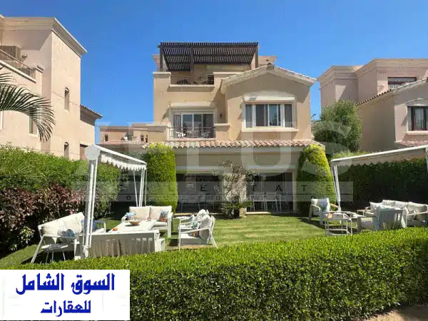 فيلا صف اول جولف فرش الترا مودرن مراسي الساحل الشمالي