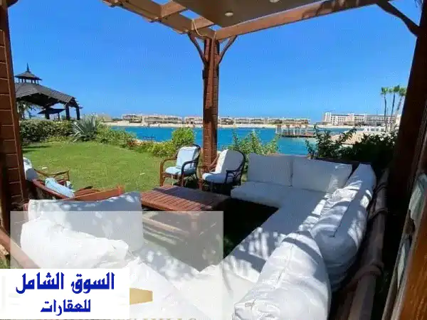 شاليه للبيع متشطب بالكامل في مارينا5 ومتاح تقسيط على أطول فترة فيو مميز