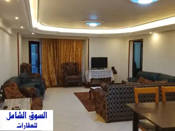 شقة 182 م مفروشة مكيفة للإيجار السنوى عالشارع جمال...