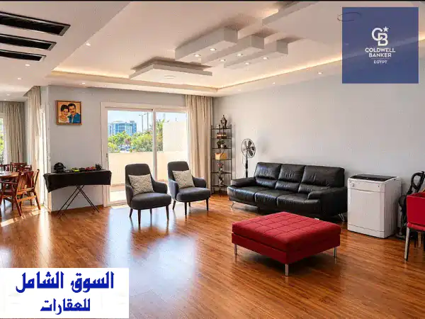 شقة متشطبة للبيع بالقرب من شارع التسعين  4 غرف  Double View بموقع مميز