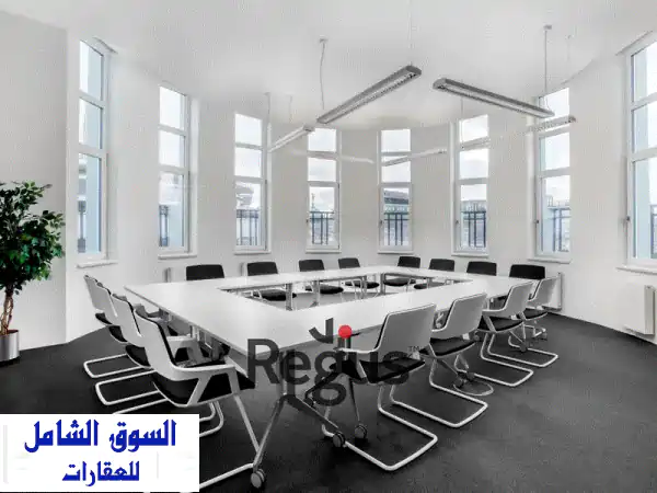 مكتب خاص مخدوم بالكامل 20م² بالإسكندرية: مساحتك الاحترافية لـ 4 أشخاص في الطارق!