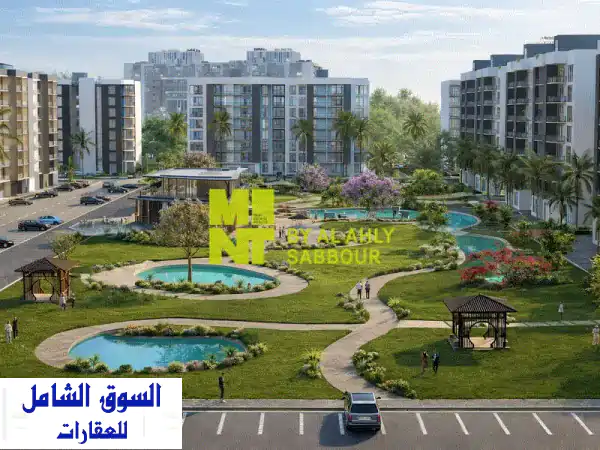 خصم يصل إلى 30   امتلك شقة 183 متر، 3 غرف نوم، بدون مقدم أمام الحي الدبلوماسي بالعاصمة الإدارية.