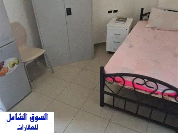 متاح بارتشن ببلكونه خاصة وثلاجة لشاب داخل سكن شباب فقط الموقع كورنيش عجمان  النخيل 2، صف أول من ... 3