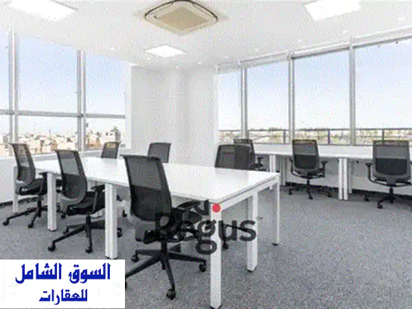 مكتب خاص مخدوم بالكامل 20م² بالإسكندرية: مساحتك الاحترافية لـ 4 أشخاص في الطارق! 2