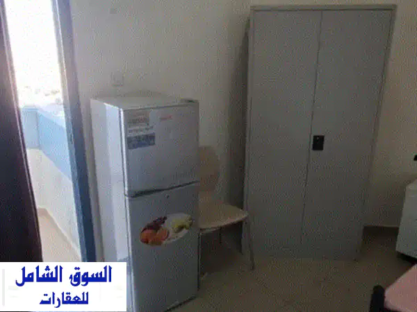 متاح بارتشن ببلكونه خاصة وثلاجة لشاب داخل سكن شباب فقط الموقع كورنيش عجمان  النخيل 2، صف أول من ... 2