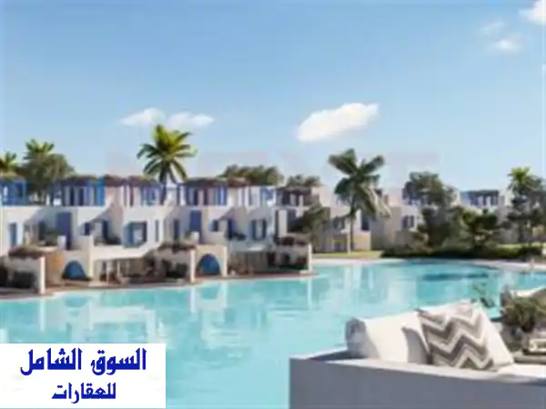 تاون هاوس للبيع 190م + روف 60م | Naia Bay رأس الحكمة | فيو...