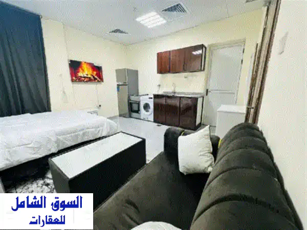 استوديو شهري مفروش في المويهات 2 مقابل أكاديمية عجمان السعر 2700 درهم وتأمين 500 درهم يسترد عند ...