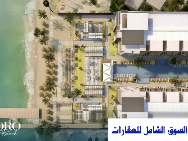 ستثمر في البحر الأحمر مع استوديو 48 م² Oro Beach Resort بالغردقة أمام مبارك 7 شاطئ خاص تقسيط للبيع الغردقة